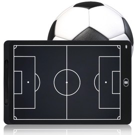 YCRRVAE Soccer Coach Board,LCD Tactic Coaching Board,Digital Football Coaching Board,Writing Tablet Blackboard LCD Tactical Board with Stylus Pen for Strategy Planning and Training