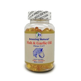 Amazing Natural Fish & Garlic Oil 1000 mg 200 Softgels
