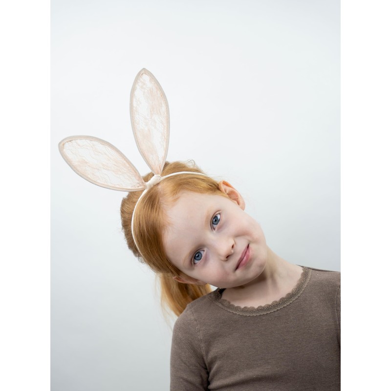 Rabbit Ears Headband Ivy | Apricot Sorbet