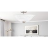 Aspen Creative 25002-65-1 Replacement Alabaster Glass shade for Flush Mount