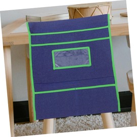 Levemolo Chair Back Organizer Storage Pocket Lightweight Hanging Pencil Pouch for School and Office Chairs Easy to Install Stylish Design for Books and Stationery Versatile Chairback