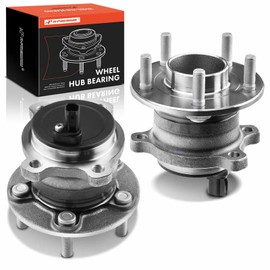 A-Premium 2 x Rear Wheel Bearing and Hub Assembly with ABS & 5-Lug Compatible with Ford Escape 2013-2019, C-Max 2013-2018, Lincoln MKC 2015-2019, FWD and Without Active Park Assist