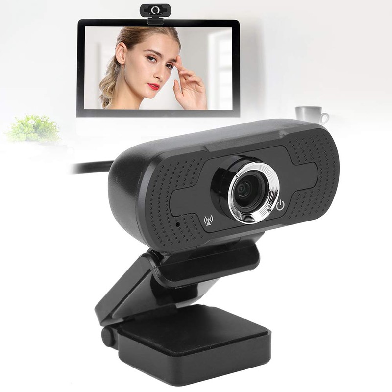Desktop Webcam 11×9×6 Webcam Computer Camera with Microphone for Pc
