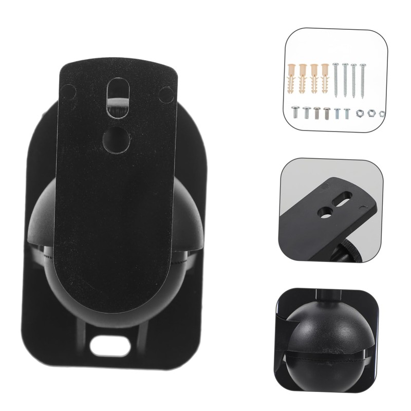 MERRYHAPY Djustable Angle Speaker Stand Wall or Ceiling Mount Stainless