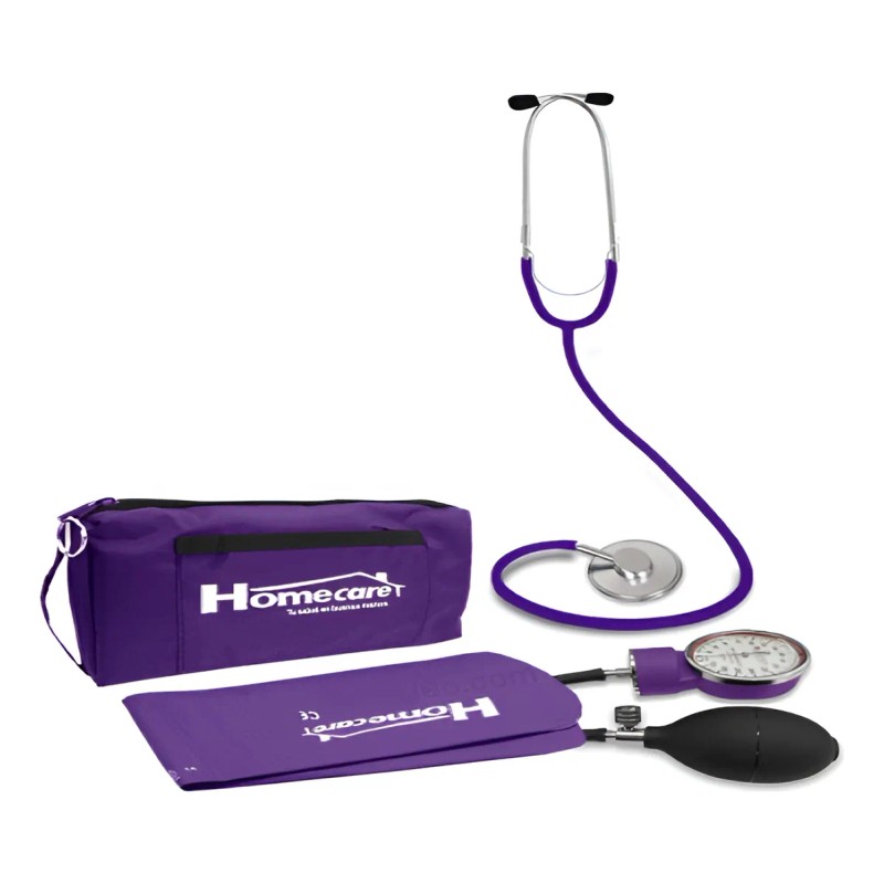 Kit Baumanometro Aneroide Manual Con Estetoscopio Y Maletin