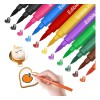 Plumón De Tinta Comestible Doble Punta Para Hornear 10 Pcs