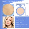 Bluemega Maquillaje en Polvo Compactos Faciales,Pure