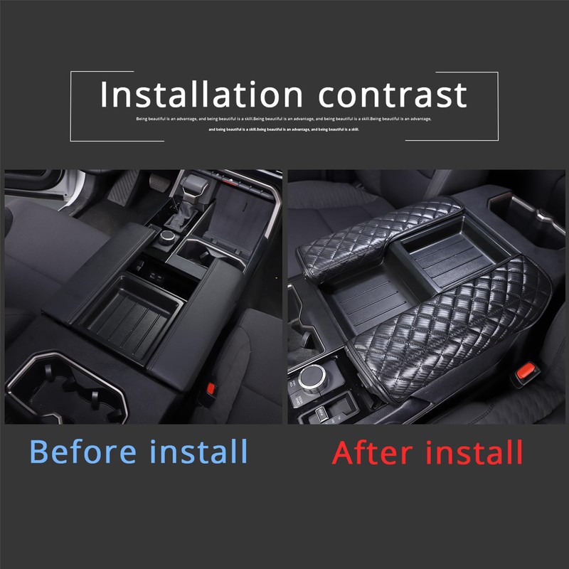 TOYCIDFG Center Console Armrest Cover Cushion Pad Compatible with Toyota