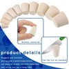 Heatigo Solid Rubber Stopper, 30 Pack White Solid Rubber Stopper