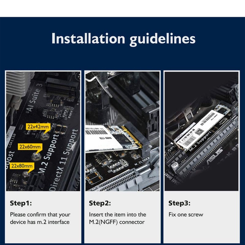 M.2 SATA NGFF 256GB 2280 SSD Storage | 6.0 Gb/s