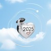 PHCLASY 2025 Heart Charm Pendant Compatibility for Bracelet Graduation Charm