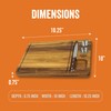 Yukon Glory™ Steak Board for Serving Steak, Meat, and Poultry