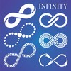 Infinity Stencil, 4.5 x 4.5 pulgadas, 6 símbolos de infinito