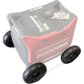 Predator 5000 Inverter Generator Wheel Kit Locking Hub Never Flat Tires