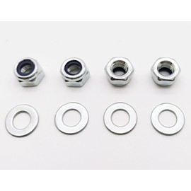 M6 Nuts and washers,Steel,for ASIN: B0CH6ZJ41P Wheelchair Wheel Lock for Steel and Aluminum Transport Chair(TR37E-SV & TR39E-SV,MDS808200,ATC17,ATC19),STDS4S092L/R.