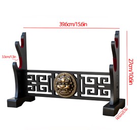 Sword Stand Velvet Padded Padded Hook Katana Stand Holder Display (Kirin-2)