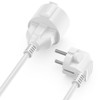 Extension earthing contact plug (type F) 90° - earthing contact
