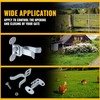 VIVIDA 1-5/8" Wall Mount Latch, Chain Link Fence Gate Fork