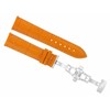 Ewatchparts 18mm Leather Watch Band Strap Compatible With Montblanc Watch