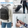 DELSWIN Combination Lock 4-Digit Small Padlock - 4Pcs Resettable Combo