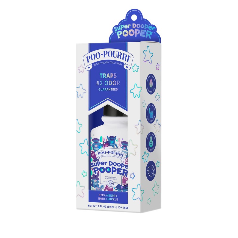 Baby-Pourri Super Dooper Pooper Odor Freshener Spray, 2 Fl Oz