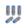 sourcing map Straight Push Connectors 6mm Quick Release Pneumatic Connector