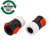 MIVOS 2 x Garden Hose Quick Connector - Hose Coupling