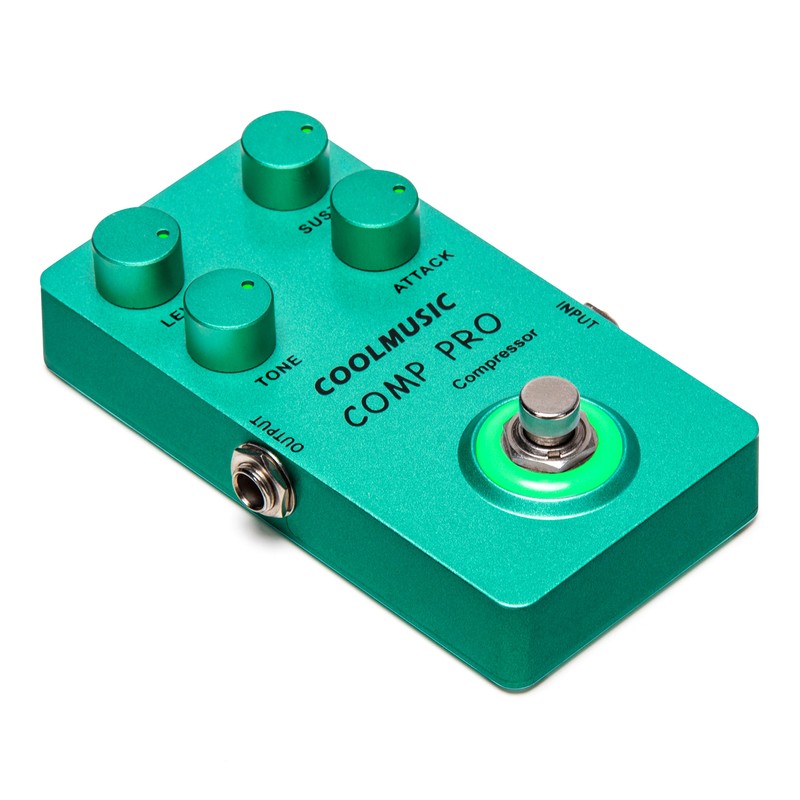 COOLMUSIC Compressor Effect Pedal True Bypass Guitar Effect Pedals with