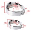 NTHREEAUTO Chrome Motorcycle Lights Frenched Ring Kit Compatible with Harley,