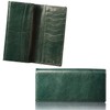 Rinle Men's Long Wallet, Genuine Leather, Bifold Wallet, Thin YKK