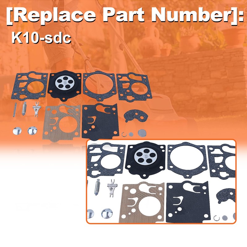 Mtanlo Carburetor Carb Repair Kit for McCulloch Mac PROMAC 700