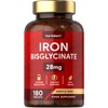 Iron Tablets 28mg | High Strength Iron Bisglycinate Supplement |