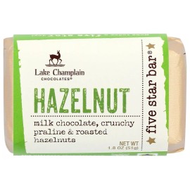 Lake Champlain Chocolates  Hazelnut Milk Chocolate Bar   1.8 Oz