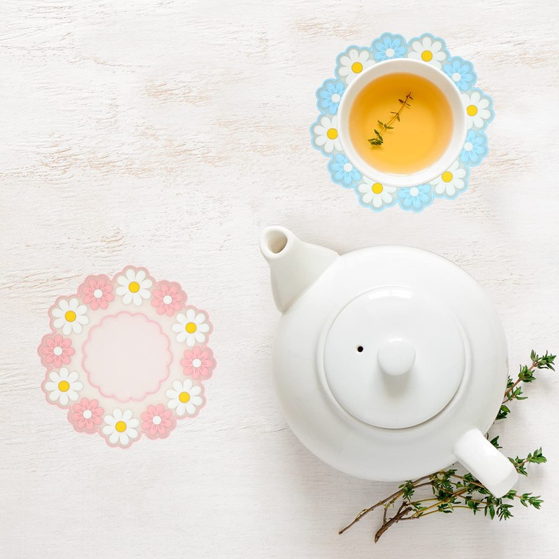 Coasters for Drinks, Cute Coaster for Coffee Table Set of