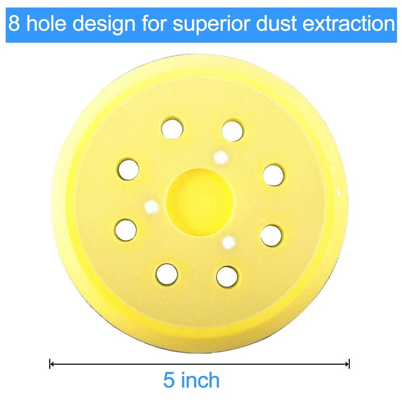 2 Pack 5 Inch Sander Replacement Pad Compatible with Dewalt