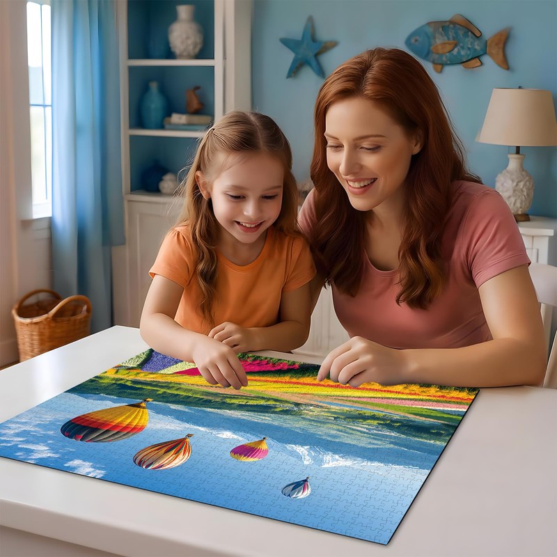 2000 Piece Puzzle for Adults – Colorful Hot Air Balloons