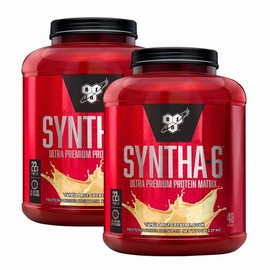 BSN 신타-6 바닐라 아이스크림 5파운드 2.27kg x2통 BSN Syntha-6 Vanilla Ice Cream 5 Pounds 2.27kg x2 Tubs
