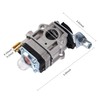Carburetor Kit Fits for Harbor Freight 52CC 2HP Predator Earth