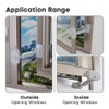 EUDEMON 1 Pack Childproof Window Restrictor for Aluminum, Wooden, Metal