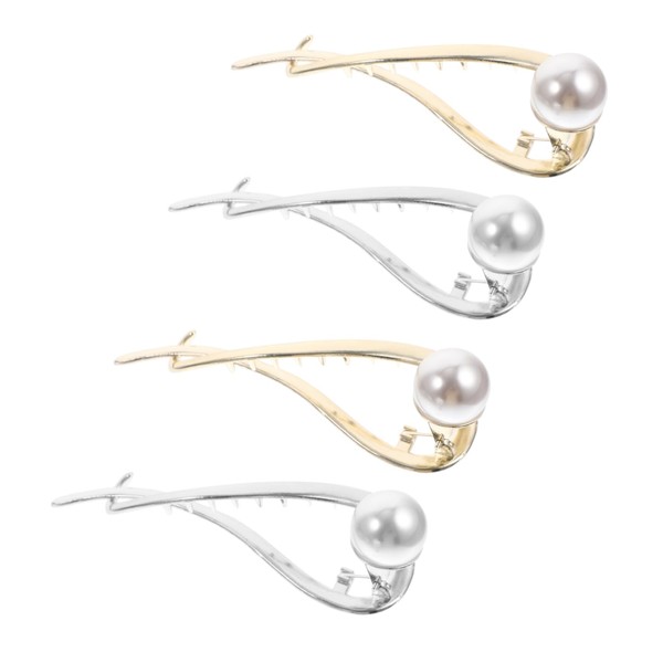 Healvian 4pcs Elegant Hair Clips Design Unique Barrettes for Formal