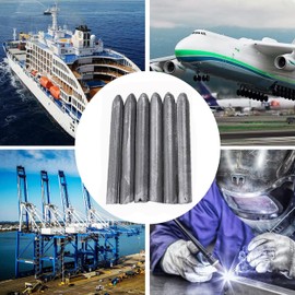 Universal Welding Wire,12PCS Low Temperature Welding Rod,Low Melt Solder,Stainless Steel Welding Rods,Easy Welding Electrode Aluminum Rod (8x1cm)