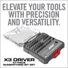 Real Avid X3 Precision Screwdriver Set with 1/4 Ratchet Wrench