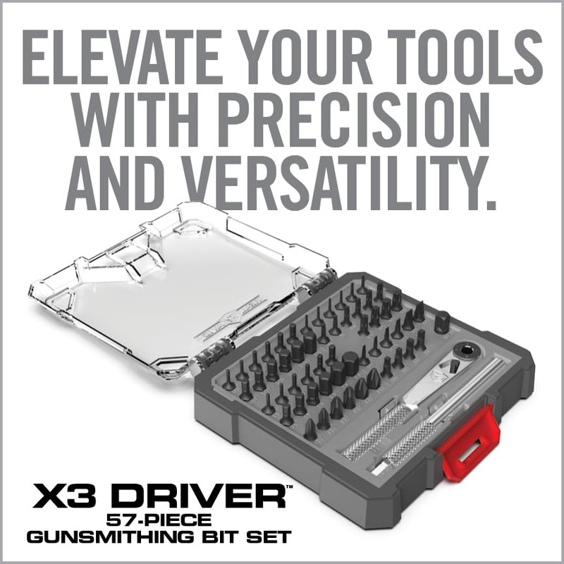 Real Avid X3 Precision Screwdriver Set with 1/4 Ratchet Wrench