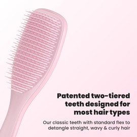 Tangle Teezer Cepillo para Cabello Tangle Teezer Wet Detangling Pink, color, 1 count, pack of/paquete de