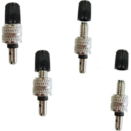 HUIKKJP Bicycle Bug Rubber Not Required British Style (4 Black) Super Valve with Instruction Manual (English Language Not Guaranteed) No Rubber Required Valve