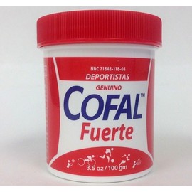 COFAL FUERTE 3.5oz FOR MUSCULAR PAIN, ARTHRITIS, BACK PAIN