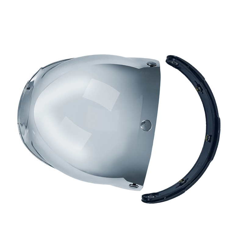 3-Snap Bubble Wind Visor For Biltwell Gringo&Bonanza Motorcycle Helmet