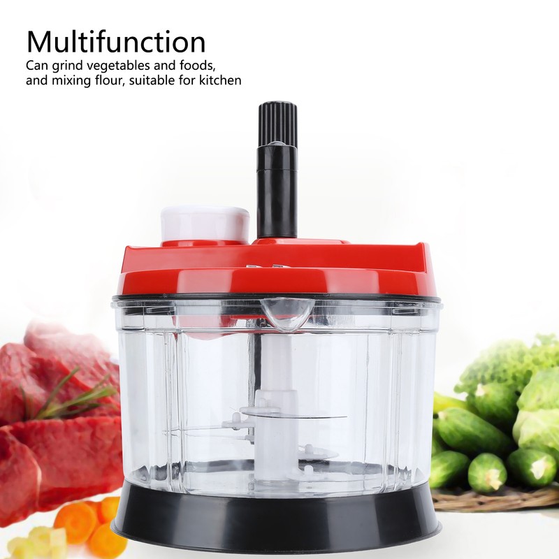 Manual Food Mixer Blender Multifunction Grinder Vegetable Chopper Shredder JuicerL