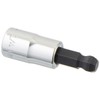 Williams MA-8HBA 1/4 Drive Ball Hex Bit Socket, 1/4-Inch Long