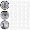 COHEALI Empty Round Clear Capsules 28MM Fillable Easter Eggs Lotto